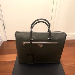 Prada Saffiano Leather Tote Bag